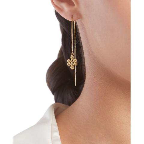 Rituals Infinity Chain Earrings Gold Plated Rituals Infinity Chain Earrings Gold Plated