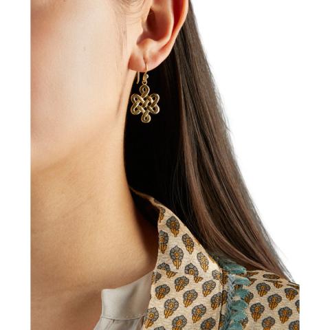 Rituals Infinity Pendant Earrings Gold Plated Rituals Infinity Pendant Earrings Gold Plated