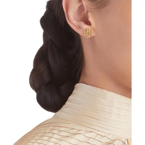 Rituals Infinity Stud Earrings Gold Plated Rituals Infinity Stud Earrings Gold Plated