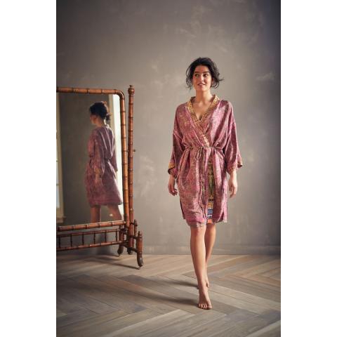 Rituals Jaypur Saree Kimono Paisley Pink Rituals Jaypur Saree Kimono Paisley Pink