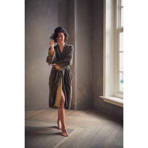 Rituals Saigon Silk Kimono Long Moss Green Rituals Saigon Silk Kimono Long Moss Green