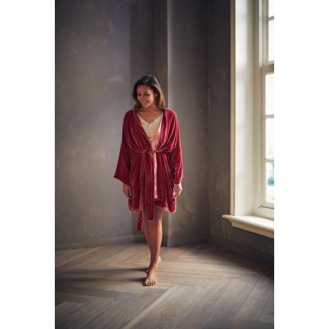 Rituals Saigon Silk Kimono Short Dark Rose Rituals Saigon Silk Kimono Short Dark Rose