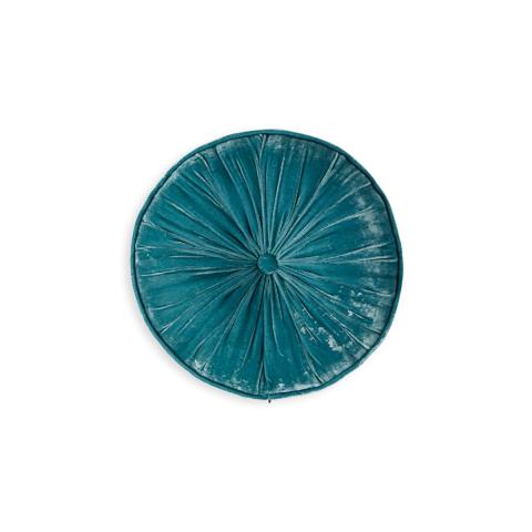 Rituals Saigon Silk Velvet Round Cushion Ocean Turquoise