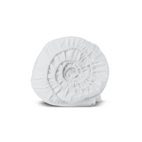 Rituals Singapore Satin Cotton Fitted Sheets 90x200cm White Rituals Singapore Satin Cotton Fitted Sheets 90x200cm White
