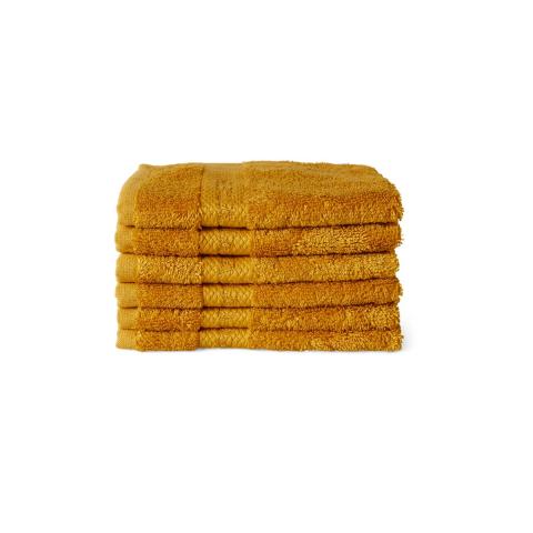 Rituals Super Smooth Cotton Guest Towel 30x30cm Ocre Yellow Rituals Super Smooth Cotton Guest Towel 30x30cm Ocre Yellow