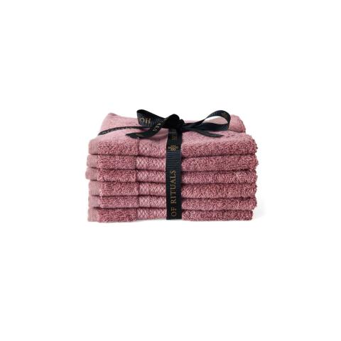 Rituals Super Smooth Cotton Guest Towel 30x30cm Powder Pink Rituals Super Smooth Cotton Guest Towel 30x30cm Powder Pink