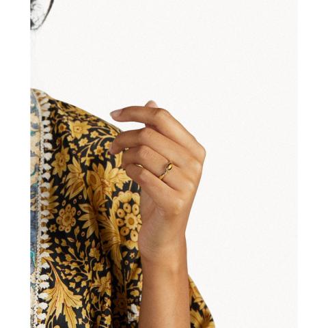 Rituals Tiger Eye Ring Marquise Cut Gold Plated Rituals Tiger Eye Ring Marquise Cut Gold Plated