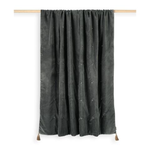 Rituals Vellore Cotton Velvet Throw 180x140cm Grey Blue Rituals Vellore Cotton Velvet Throw 180x140cm Grey Blue