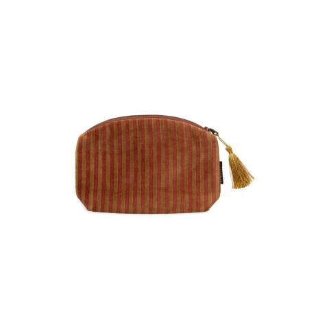 Rituals Vellore Small Cotton Velvet Pouch Sand Stripe Rituals Vellore Small Cotton Velvet Pouch Sand Stripe