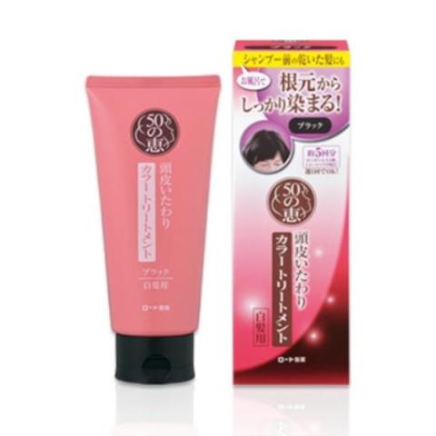 Rohto Mentholatum - 50 Megumi Soin des cheveux gris - 150g - Black Rohto Mentholatum - 50 Megumi Soin des cheveux gris - 150g - Black