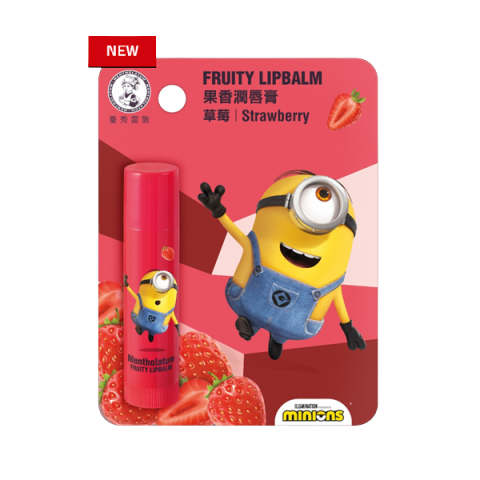 Rohto Mentholatum - Baume à lèvres fruité Minions - 3g - Strawberry Rohto Mentholatum - Baume à lèvres fruité Minions - 3g - Strawberry