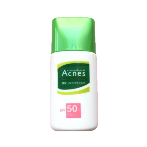 Rohto Mentholatum - Crème solaire au lait teinté UV Acnes SPF50 + Rohto Mentholatum - Crème solaire au lait teinté UV Acnes SPF50 +
