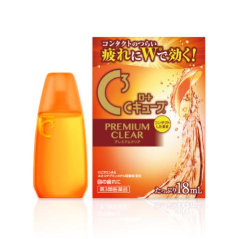 Rohto Mentholatum - Gouttes pour les yeux transparentes de qualité supérieure C Cube - 18ml Rohto Mentholatum - Gouttes pour les yeux transparentes de qualité supérieure C Cube - 18ml