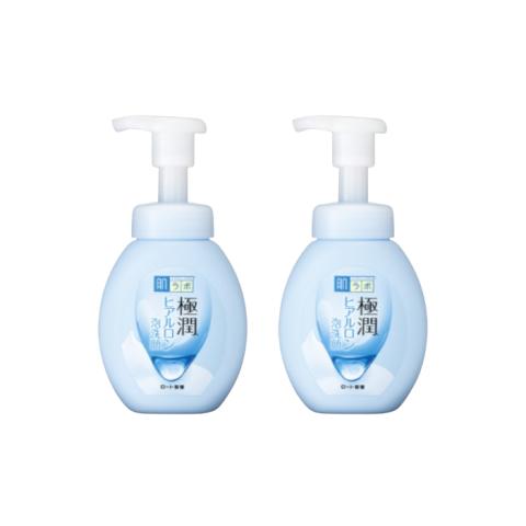 Rohto Mentholatum - Hada Labo Gokujyun Hyaluronic Face Foaming Cleanser - 160ml (2ea) Set