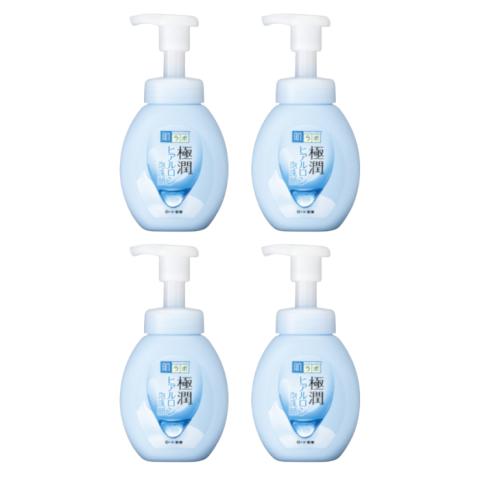 Rohto Mentholatum - Hada Labo Gokujyun Hyaluronic Face Foaming Cleanser - 160ml (4ea) Set Rohto Mentholatum - Hada Labo Gokujyun Hyaluronic Face Foaming Cleanser - 160ml (4ea) Set