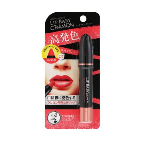 Rohto Mentholatum - Lip Baby Crayon - 3g - Cotton Pink Rohto Mentholatum - Lip Baby Crayon - 3g - Cotton Pink
