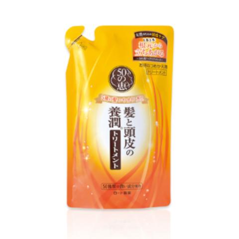 Rohto Mentholatum - Recharge d'après-shampoing nourrissant pour le cuir chevelu 50 Megumi - 330ml Rohto Mentholatum - Recharge d'après-shampoing nourrissant pour le cuir chevelu 50 Megumi - 330ml