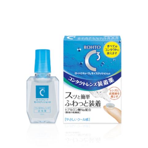 Rohto Mentholatum - Solution pour lentilles de contact C Cube Moist Cushion D - 10ml Rohto Mentholatum - Solution pour lentilles de contact C Cube Moist Cushion D - 10ml