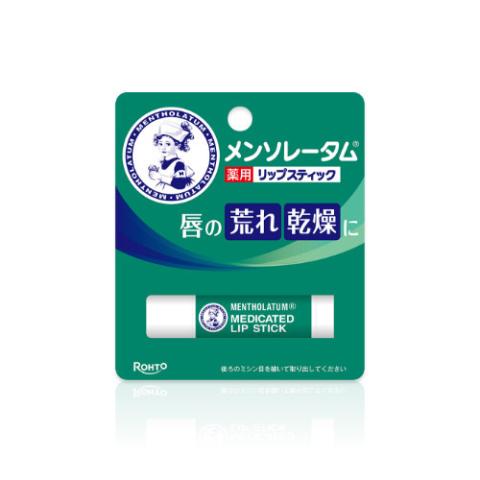 Rohto Mentholatum - Stick à lèvres médicamenteux - 4g Rohto Mentholatum - Stick à lèvres médicamenteux - 4g