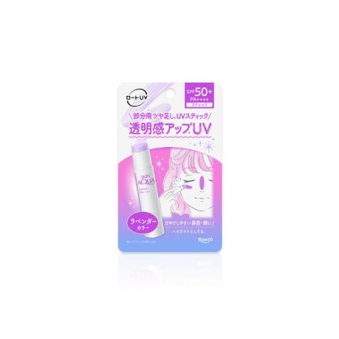 Rohto Mentholatum - Stick UV Skin Aqua Tone Up SPF50+ PA++++ - 4.3g - Lavender