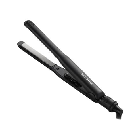 SALONIA - Hair Straightener (100V - 240V) - 1pièce - 15mm Black...