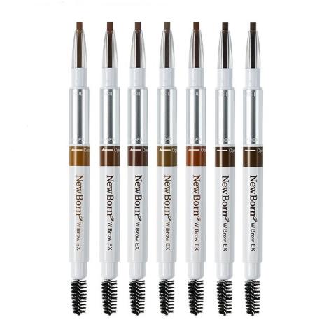 SANA - Crayon à sourcils 3 en 1 New Born - B6 Natural Brown SANA - Crayon à sourcils 3 en 1 New Born - B6 Natural Brown