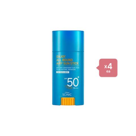 SCINIC Enjoy All Round Airy Sun Stick SPF50+ PA++++ - 25g (4ea) Set SCINIC Enjoy All Round Airy Sun Stick SPF50+ PA++++ - 25g (4ea) Set