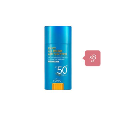 SCINIC Enjoy All Round Airy Sun Stick SPF50+ PA++++ - 25g (8ea) Set SCINIC Enjoy All Round Airy Sun Stick SPF50+ PA++++ - 25g (8ea) Set