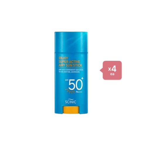 SCINIC Enjoy Super Active Airy Sun Stick SPF50+ PA++++ - 15g (4ea) Set SCINIC Enjoy Super Active Airy Sun Stick SPF50+ PA++++ - 15g (4ea) Set