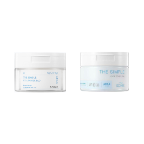 SCINIC - The Simple Cica Toner Pad - 60pièces SCINIC - The Simple Cica Toner Pad - 60pièces