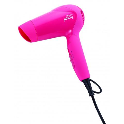 Sèche-cheveux professionnel rose Jetlag 1200 Watts Sèche-cheveux professionnel rose Jetlag 1200 Watts