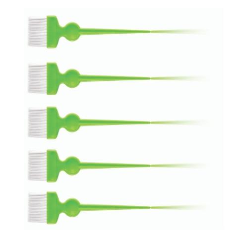 Set de 5 pinceaux avec poils nylon ultra-doux Set de 5 pinceaux avec poils nylon ultra-doux