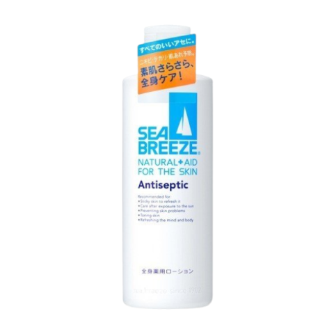 Shiseido - Sea Breeze Natural + Aid For the Skin Lotion médicinale Shiseido - Sea Breeze Natural + Aid For the Skin Lotion médicinale