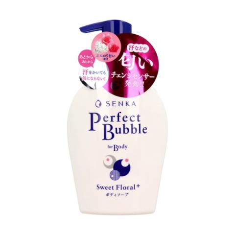 Shiseido - Senka Perfect Bubble For Body Sweet Floral+ Pompe - 500ml