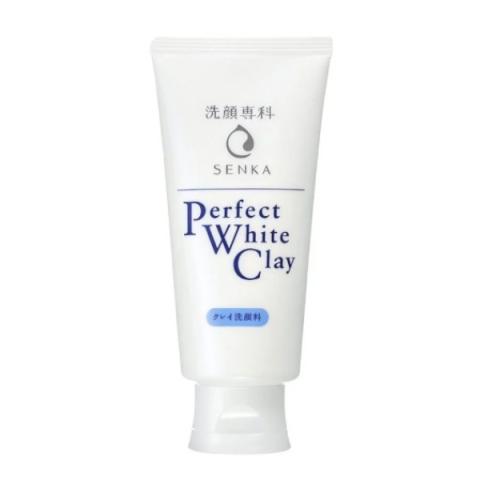 Shiseido - Senka Perfect Mousse faciale à l'argile blanche - 120g