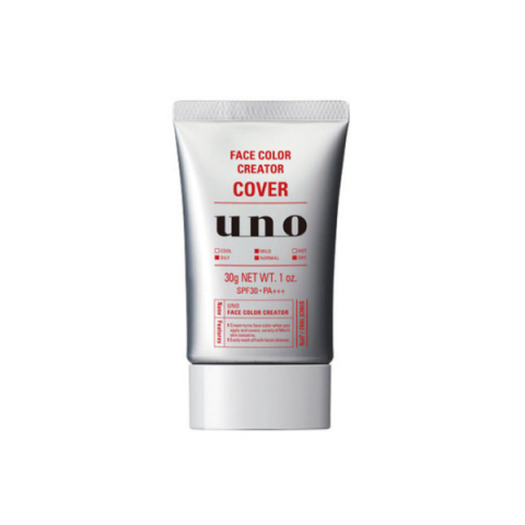Shiseido - Uno Face Colour Creator Cover BB Cream Pour Homme - 30g Shiseido - Uno Face Colour Creator Cover BB Cream Pour Homme - 30g