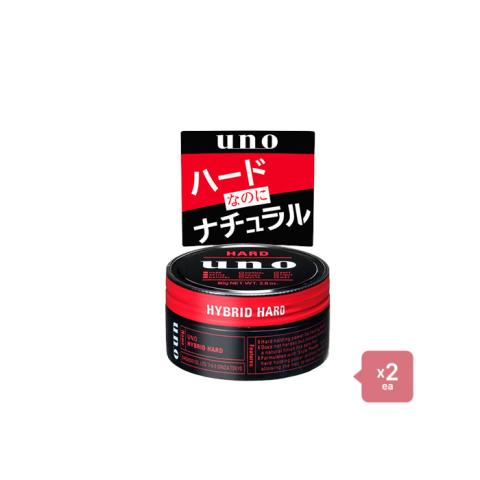 Shiseido - Uno Hair Wax - Hybrid Hard - 80g 2pcs Set