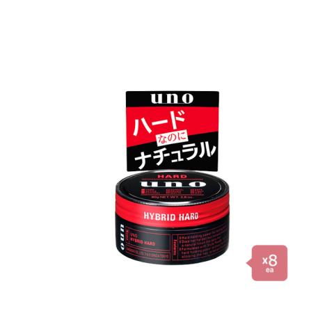 Shiseido - Uno Hair Wax - Hybrid Hard - 80g 8pcs Set