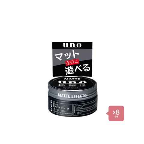 Shiseido - Uno Hair Wax - Matte Effector - 80g 8pcs Set Shiseido - Uno Hair Wax - Matte Effector - 80g 8pcs Set
