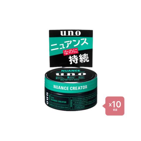 Shiseido - Uno Hair Wax - Nuance Creator - 80g 10pcs Set Shiseido - Uno Hair Wax - Nuance Creator - 80g 10pcs Set