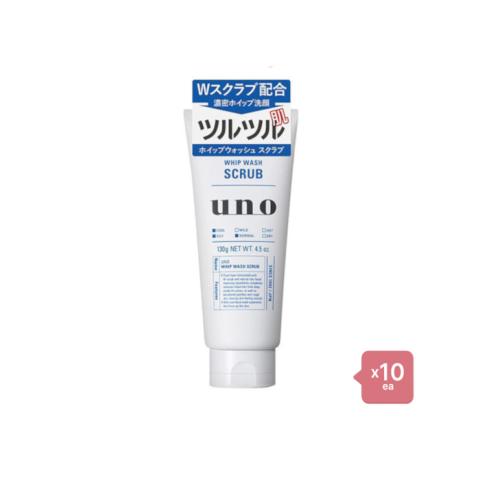 Shiseido - Uno Whip Wash - Scrub - 130g 10pcs Set Shiseido - Uno Whip Wash - Scrub - 130g 10pcs Set