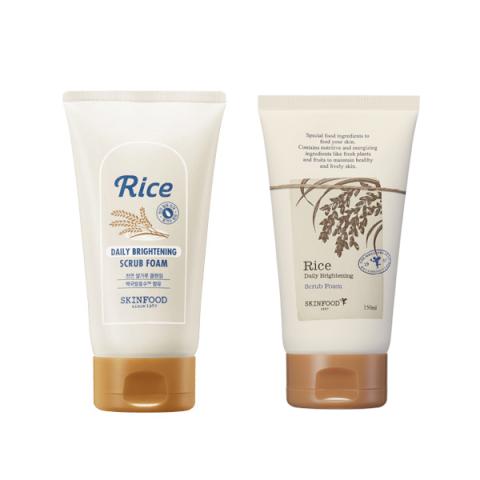 SKINFOOD - Rice Daily Brightening Mousse à récurer - 150ml - White SKINFOOD - Rice Daily Brightening Mousse à récurer - 150ml - White