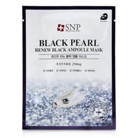 SNP - Black Pearl Renew Black Ampoule Mask - 10pièces SNP - Black Pearl Renew Black Ampoule Mask - 10pièces
