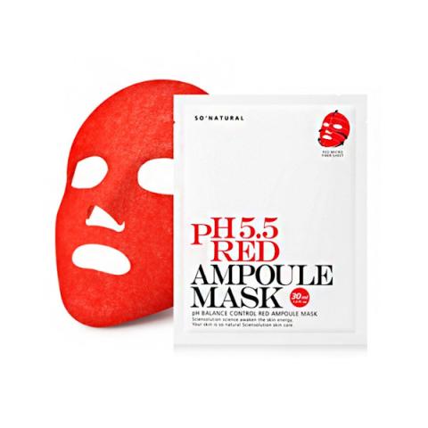 So Natural - Masque Ampoule Rouge PH 5.5 - 1pièce So Natural - Masque Ampoule Rouge PH 5.5 - 1pièce