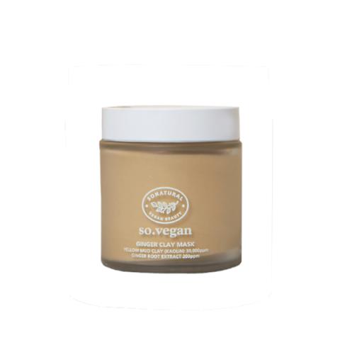So Natural - So Vegan Masque à l'Argile de Gingembre - 110ml So Natural - So Vegan Masque à l'Argile de Gingembre - 110ml