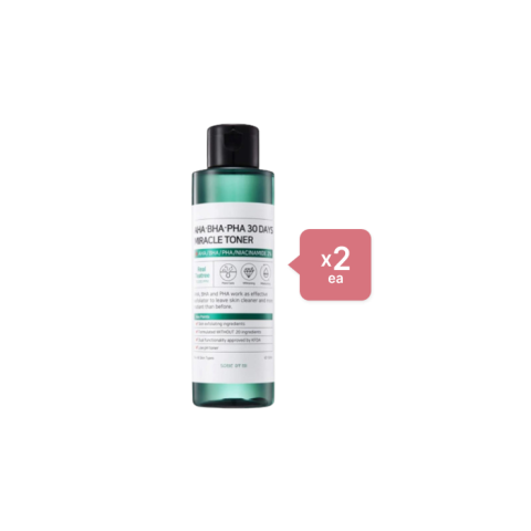 SOME BY MI AHA-BHA-PHA 30 Days Miracle Toner - 150ml (2ea) Set
