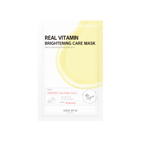 SOME BY MI - Masque de soin éclaircissant à la vraie vitamine - 1pièce SOME BY MI - Masque de soin éclaircissant à la vraie vitamine - 1pièce