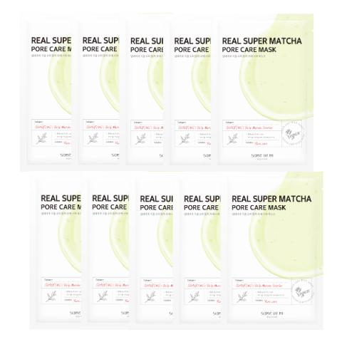 SOME BY MI - Real Masque de soin des pores Super Matcha - 10pièces SOME BY MI - Real Masque de soin des pores Super Matcha - 10pièces