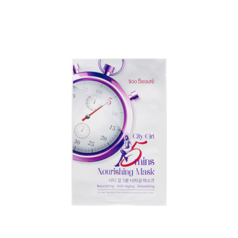 Soo Beaute - Masque nourrissant City Girl 5 minutes (1 pièce) -...
