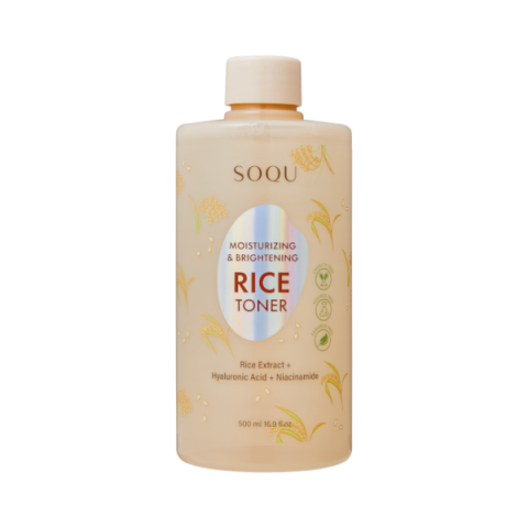 SOQU - Tonique au riz hydratant et éclaircissant - 500ml